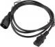 Kabel zasilający Lanberg IEC 320 C13 - C14, 1.8m, czarny (CA-C13E-10CC-0018-BK) 1