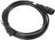 Kabel zasilający Lanberg IEC 320 C13 - C14, 3m, czarny (CA-C13E-11CC-0030-BK) 1