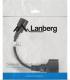 Kabel zasilający Lanberg IEC 320 C14 - Schuko, 20cm, czarny (CA-C14E-10CC-0018-BK) 3