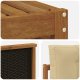 Ambiance vidaXL Zestaw sof na zewnątrz z poduszką 9 pcs 5