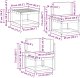 Ambiance vidaXL Zestaw sof na zewnątrz z poduszką 11 pcs Biały i antracyt 9