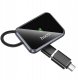 Hoco HU1 Wireless CarPlay Adapter – USB A and C – Black 2