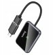 Hoco HU1 Wireless CarPlay Adapter – USB A and C – Black 3