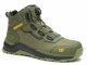 Polstar INDUCTOR TECH MID S3S FO SC HRO SR ESD - TRZEWIK KOMPOZYTOWY PODNOSEK WKŁADKA CHOLEWKA ODDYCHAJĄCA SZNUROWANIE ŻYŁKA FREE-LOCK - OLIVE P726744 41 2