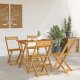 vidaXL Składane krzesła ogrodowe 4 pcs 40 x 53 x 80 cm 3