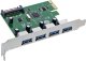 Kontroler ST Labs InLine Interface Card – 4x USB A 3.2 Gen 1 – PCIe x1 – Model 76666M 1