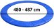 Lean Osłona Sprężyn Do Trampoliny LEAN SPRING PAD Niebieska 480-487 CM 16FT 6