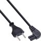 Kabel zasilający Schneider Electric InLine 16653X Power Cable – 2 m – Black – CEE7/16 to C7 Plug 1