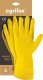 Ogrifox Rękawice ochronne gumowe flokowane / Żółte / Rozmiar: 9-L / OX-FLOX_L - 240 szt. (5906142919376) 4