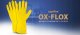 Ogrifox Rękawice ochronne gumowe flokowane / Żółte / Rozmiar: 9-L / OX-FLOX_L - 240 szt. (5906142919376) 5