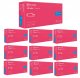 Mercator Medical Rękawice Nitrylowe 100 szt. 8-M Nitrylex Magenta - 10 szt. (5905805856065) 6