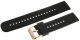 Pacific Pasek gumowy do zegarka U27 - czarny/rosegold - 22mm 3