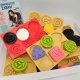 MomsCare Sensoryczna tęcza - zestaw puzzli sensorycznych - dotyk, kształt - 45 el. 1+ 3