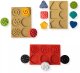 MomsCare Sensoryczna tęcza - zestaw puzzli sensorycznych - dotyk, kształt - 45 el. 1+ 5