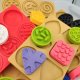 MomsCare Sensoryczna tęcza - zestaw puzzli sensorycznych - dotyk, kształt - 45 el. 1+ 6