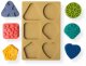 MomsCare Sensoryczna tęcza - zestaw puzzli sensorycznych - dotyk, kształt - 45 el. 1+ 10