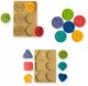 MomsCare Planeta zmysłów - duży zestaw puzzli sensorycznych - emocje, dotyk i kształt - 68 el. 1+ 7