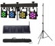 Stairville Zestaw Stairville CLB5 RGB WW Compact LED ze sterownikiem i statywem 1