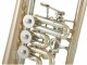 Eastman TRF-56 trąbka flugelhorn Bb skrzydłówka 3 wentyle złoty mosiądz ustnik 3