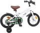 vidaXL vidaXL Rower Dziecięcy 14 Cali dla dzieci w wieku 3-5 lat Biały 3