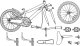 vidaXL vidaXL Rower Dziecięcy 14 Cali dla dzieci w wieku 3-5 lat czerwony 8