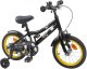 vidaXL vidaXL Rower Dziecięcy 12 Cali dla dzieci w wieku 2-4 lata Czarny 2