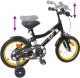 vidaXL vidaXL Rower Dziecięcy 12 Cali dla dzieci w wieku 2-4 lata Czarny 7