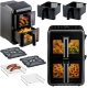 Frytkownica beztłuszczowa Berdsen Frytkownica beztłuszczowa dwukomorowa pionowa 11.6 l Air fryer frytownica Berdsen 3000W BD-663 1