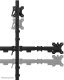 Neomounts Uchwyt biurkowy na 3 monitory 10" - 32" (DS60-600BL2-1) 7