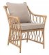 Bloomingville BLOOMINGVILLE Belluce Fotel z podnóżkiem Polyrattan 2