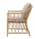 Bloomingville BLOOMINGVILLE Belluce Fotel z podnóżkiem Polyrattan 3