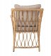 Bloomingville BLOOMINGVILLE Belluce Fotel z podnóżkiem Polyrattan 4