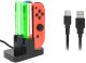 xxxxxxxxxxxxxxxx Verk Group (Verk) Stacja ładująca ładowarka do 4x joy-con nintendo switch podświetlenie led 7