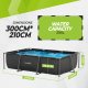 Virtufit VIRTUFIT PROSTOKĄTNY BASEN 300 x 210 CM Z POMPĄ FILTRUJĄCĄ ANTRACYTOWY 10