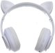 Słuchawki Verk Słuchawki bezprzewodowe bluetooth radio fm mp3 kocie uszy podświetlenie led 7