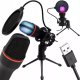 Mikrofon Logit LOGIT Mikrofon Do Komputera Pojemnościowy USB Karaoke BM-3000 10