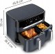 Frytkownica beztłuszczowa Tefal Dual Easy Fry XXL Airfryer 11L 2700W 2 Komory Frytkownica Cyfrowa 2