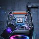 Głośnik W-KING W-KING 240W Głośnik bezprzewodowy Bluetooth IPX6 Boombox Party RGB Echo EQ 3