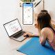 Pulsoksymetr IMDK Pulsoksymetr Pierścieniowy O2 Snun Monitor Snu Bluetooth Aplikacja Alarm 3