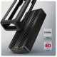 Axagon AXAGON EEM2-40G, zewnętrzna obudowa USB-C 40 Gbps do dysków M.2 NVMe SSD, wzmocnione aluminium 2
