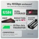 Axagon AXAGON EEM2-40G, zewnętrzna obudowa USB-C 40 Gbps do dysków M.2 NVMe SSD, wzmocnione aluminium 3