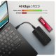 Axagon AXAGON EEM2-40G, zewnętrzna obudowa USB-C 40 Gbps do dysków M.2 NVMe SSD, wzmocnione aluminium 5