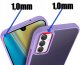 krainaGSM Etui Do Samsung Galaxy A14|A14 5G Matowe Silicone Case Satynowe + Szkło 9H 2