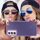 krainaGSM Etui Do Samsung Galaxy A14|A14 5G Matowe Silicone Case Satynowe + Szkło 9H 5
