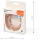 BabyOno 825/04 GRYZAK SILIKONOWY RING BEŻOWY 3