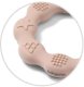 BabyOno 825/04 GRYZAK SILIKONOWY RING BEŻOWY 5