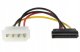 Delock Kabel adapter zasilający Molex 4Pin do Sata 15 Pin 17 cm 3
