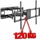 VETOUSON Extra Mocny Uchwyt do Telewizora 52-120 cali VX-503 Wieszak na TV 120kg długi 70cm 3