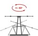 VETOUSON Extra Mocny Uchwyt do Telewizora 52-120 cali VX-503 Wieszak na TV 120kg długi 70cm 4