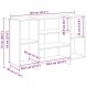 vidaXL Bufet 120 x 30 x 75 cm (875036) 5